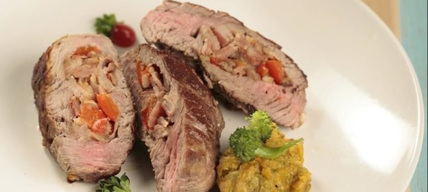 Говяжья вырезка по-будайски