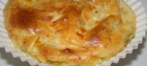 Творожная запеканка с зеленью