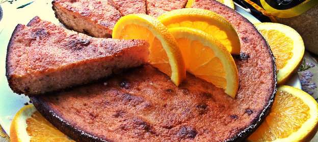 Творожная запеканка с бананом и яблоком