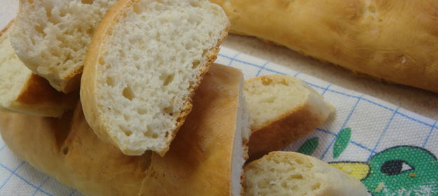 Быстрый багет (французский хлеб) - необычный подход к дрожжевому тесту