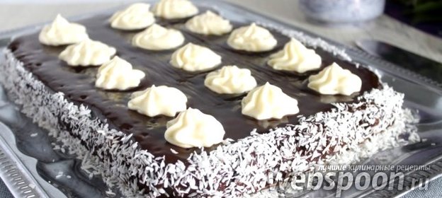 Быстрый шоколадный кухен без яиц