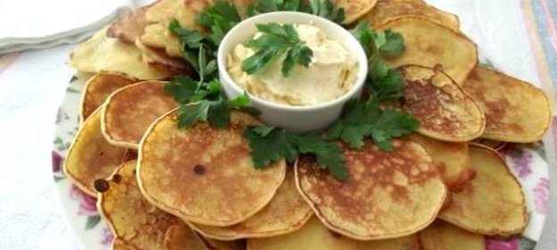 Кукурузные оладьи