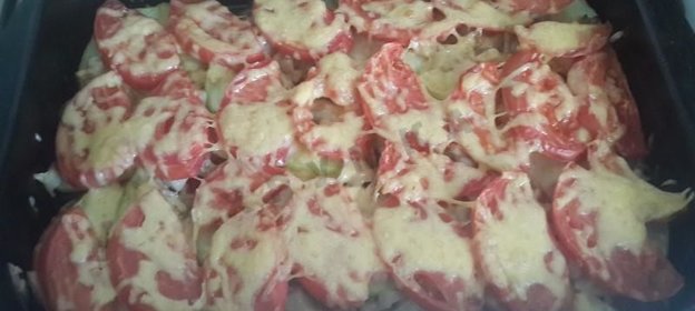 Запеканка с кабачками