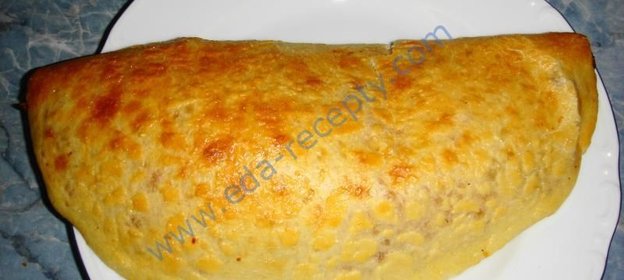 Пицца с моцареллой закрытая Дорожная