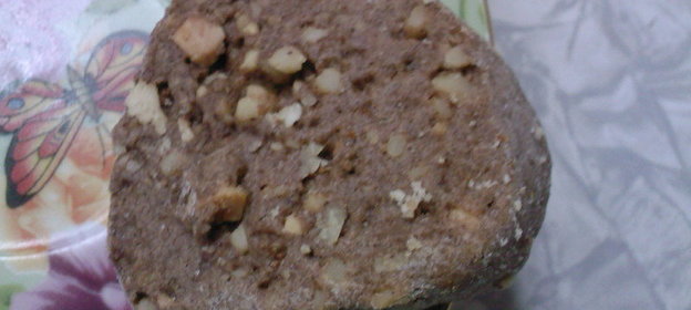 Шоколадное печенье с горчицей и фундуком