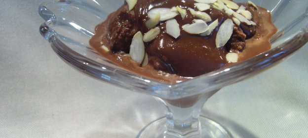 Шоколадное сорбе Лед и пламя