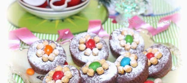 Кексы c черникой без яиц