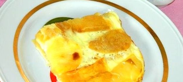 Яичница с яблоками