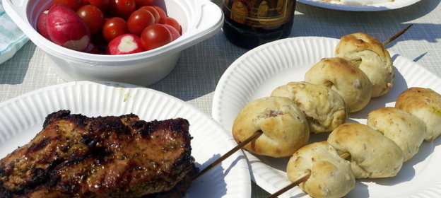 Гриль-булочки