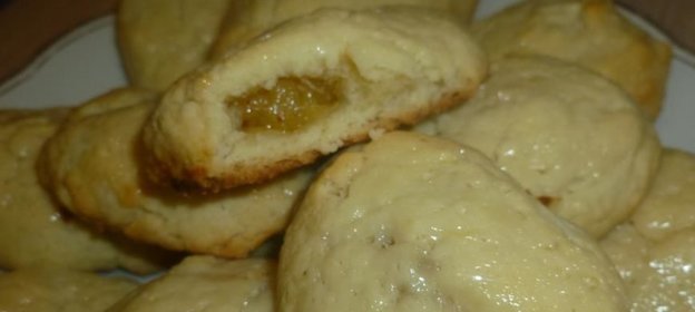 Печенье с ананасовым джемом