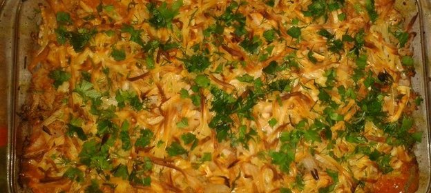 Запеканка из двух видов капусты