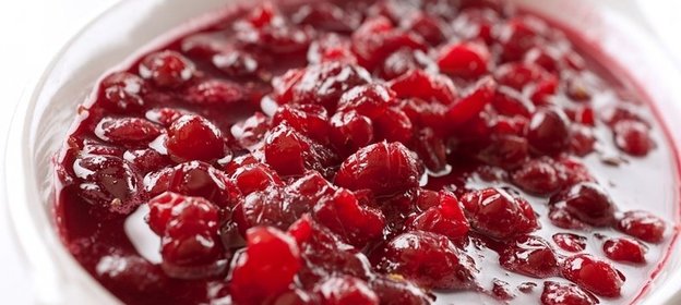 Клюквенный соус с вишней