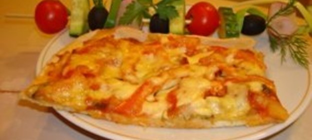 Пицца (вариант 10---01) именинная