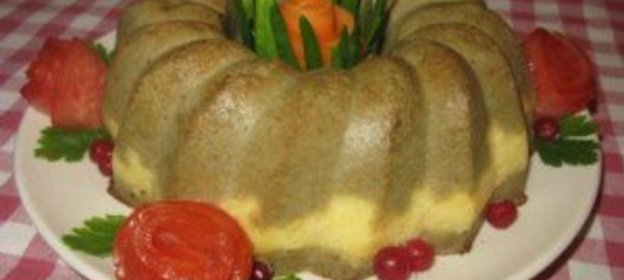 Сырно-печёночный кекс