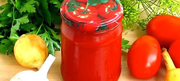 Томатный соус «Кубанский» на зиму