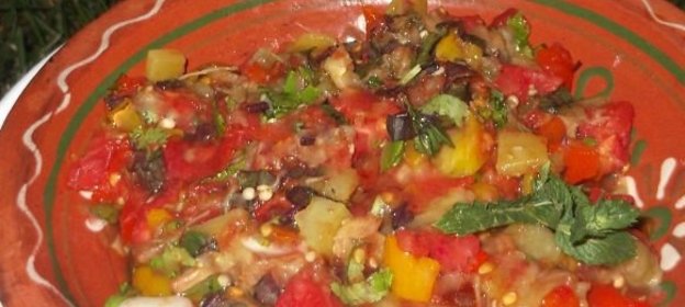 Овощи на мангале