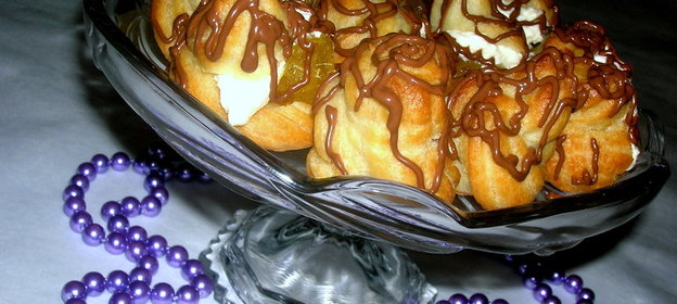 Профитроли с грейпфрутовым желе для Наталки(Ruletka78), с опозданием, но от всей души