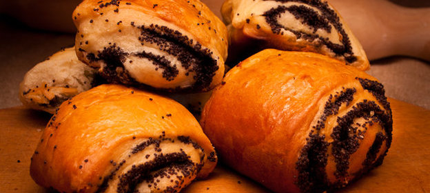 Булочки с маком