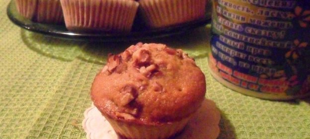 Тыквенно - яблочные кексы на овсяной муке с клюквой Осенние дары