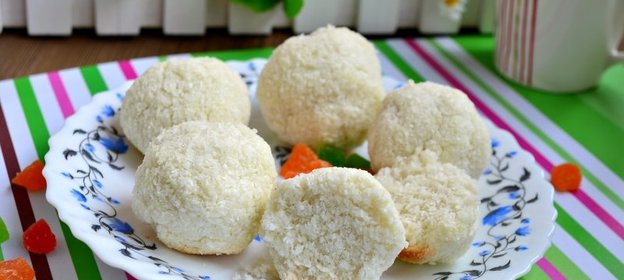 Печенье из кокосовой стружки в мультиварке