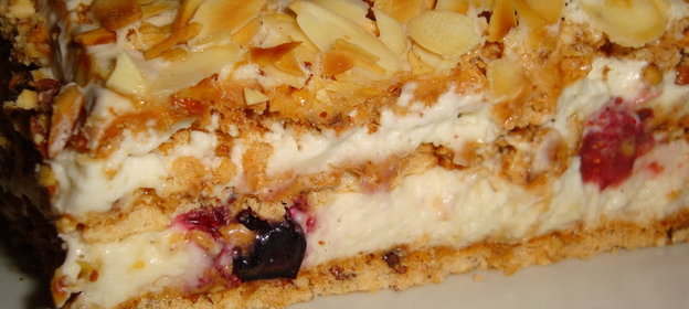 Меренговый(безе) пирог с кофейным кремом