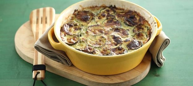 Запеканка из цуккини с брынзой