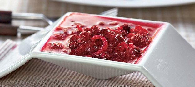 Соус из клюквы к мясу и птице