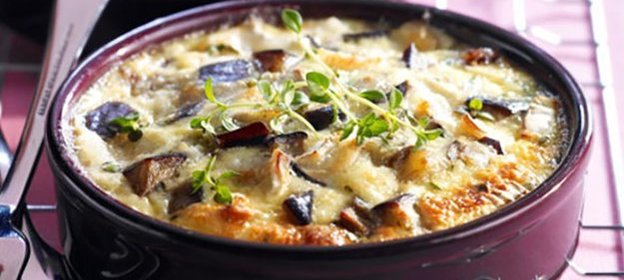 Запеканка с баклажанами