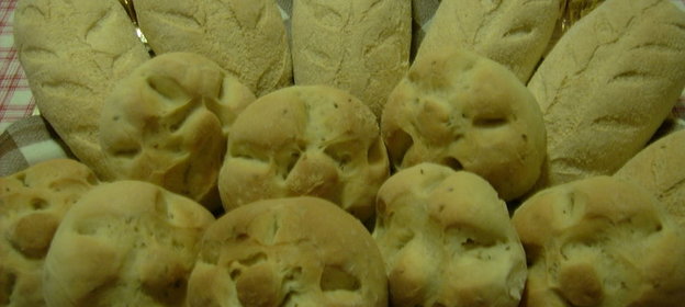 Булочки с семенами аниса Колоски и Розочки