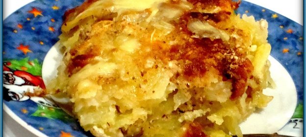 Запеканка из картофеля с миндалем