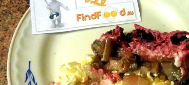 Сельдь под шубой ресторанная