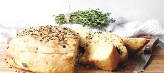 Домашний хлеб с ржаной мукой