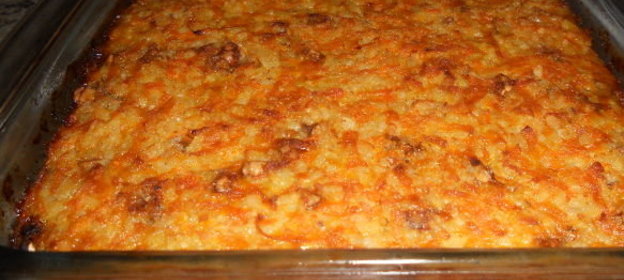 Запеканка с тыквой