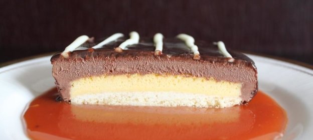 Шоколадный делис с соленой карамелью