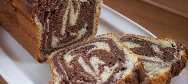 Мраморный кекс (рецепт выходного)