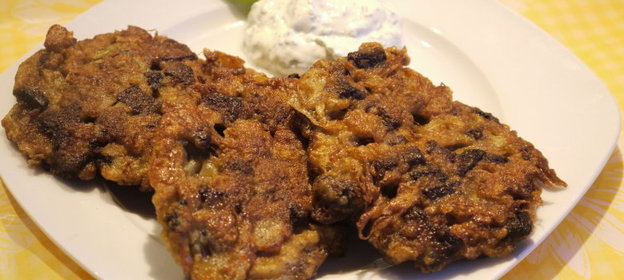 Оладьи из рубленной печени