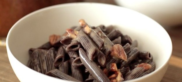 Макароны с карамелью