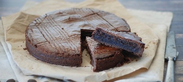 Баскский шоколадный пирог