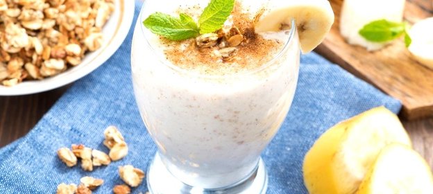 Смузи с овсяными хлопьями