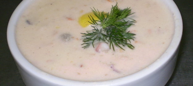 Молочный средидиземноморский супчик