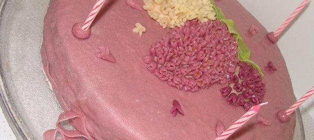 Сиреневый торт для любимой сестрёнки!