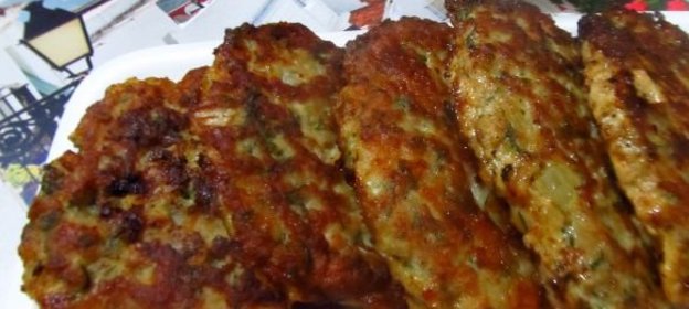 Мясные оладьи