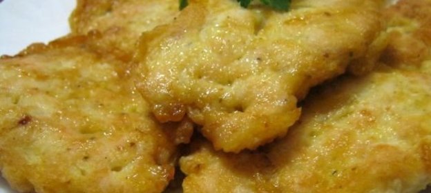 Оладьи из куриной грудки