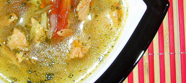 Щи летние на рыбном бульоне