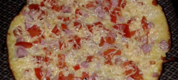 Ленивая пицца на сковородке