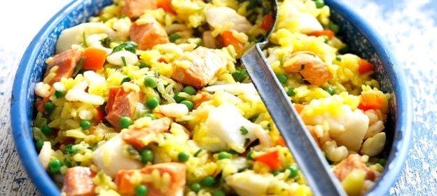 Паэлья с рыбой