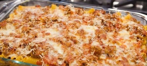 Макароны под соусом в духовке