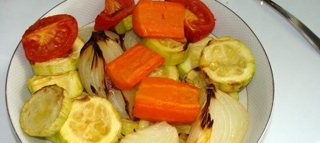 Овощи гриль в аэрогриле