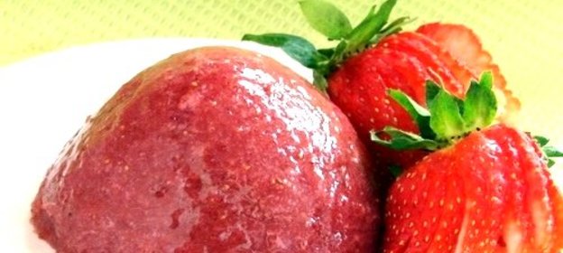 Желе из замороженной клубники