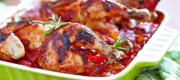 Курица с шоколадом по-мексикански